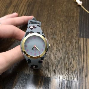 Kate Spade NY watch live colorfully leapord print